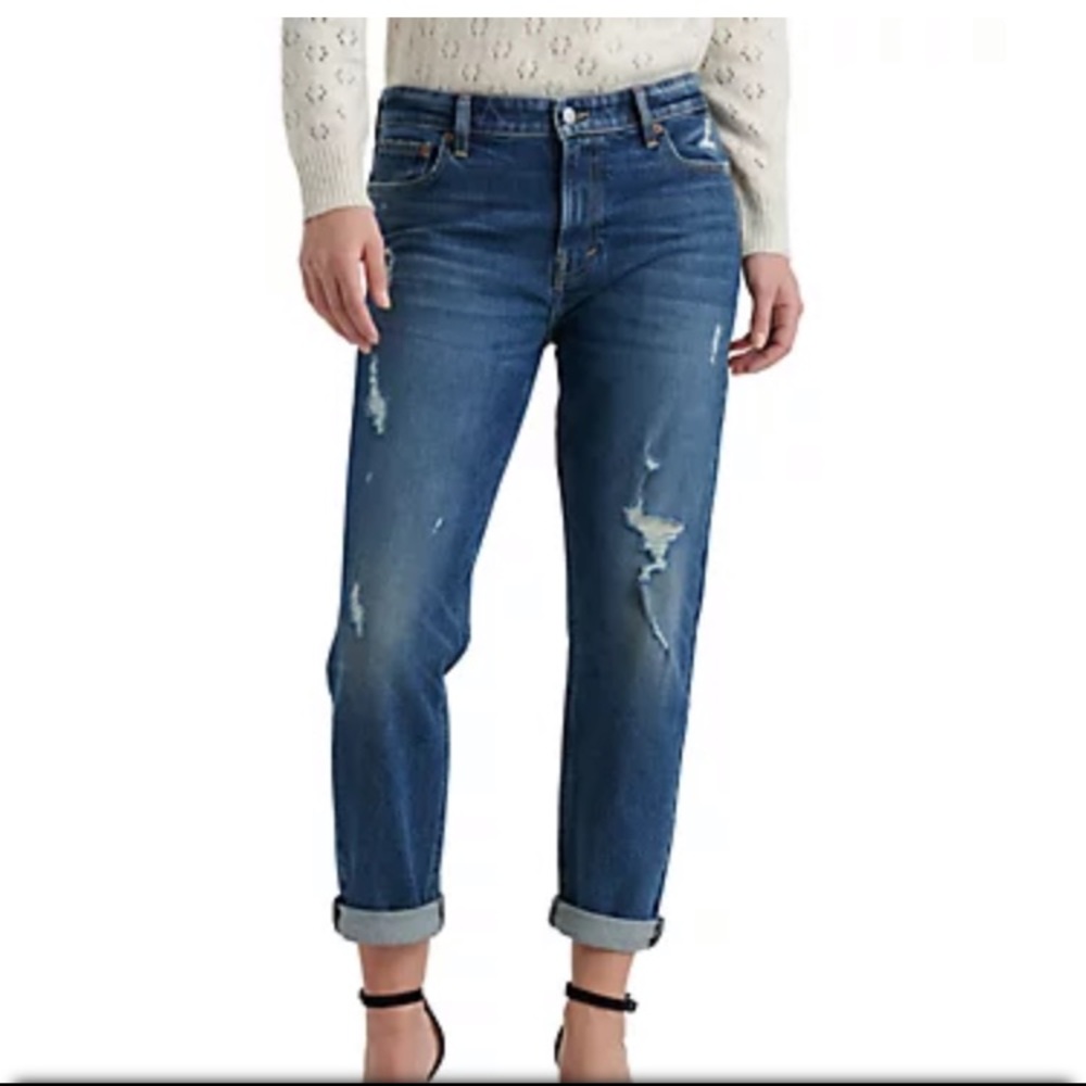 NWT Lucky Brand Sienna Boyfriend Denim $119